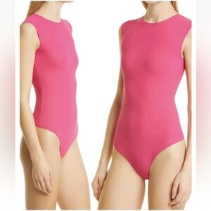ALIX NYC Lenox Crewneck Bodysuit Size S Color Cerise